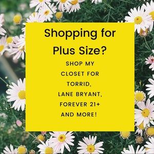 Lots of plus size items!